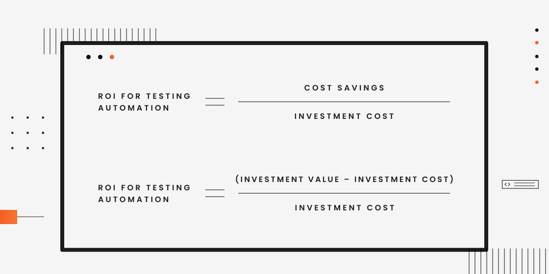 The basics of calculating ROI in automation testing