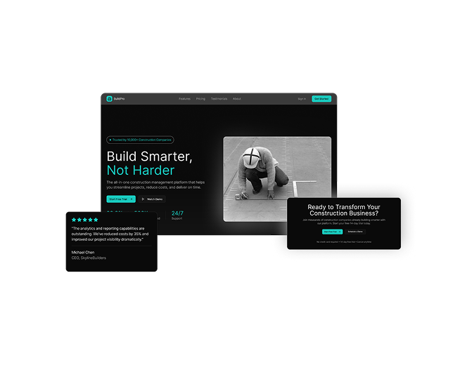 Testing and QA for a Construction Technology Company