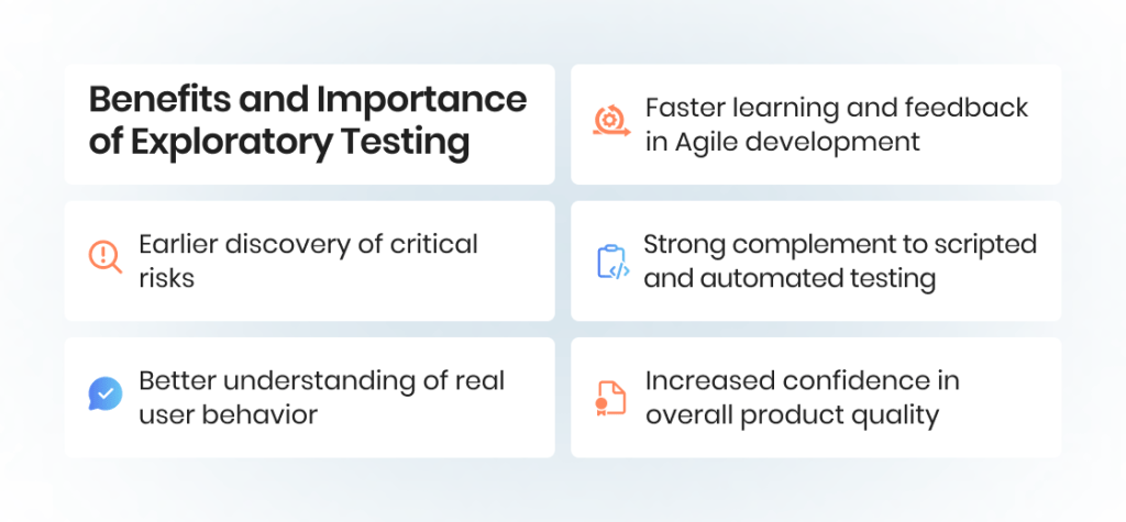Benefits of Exploraatory Testing